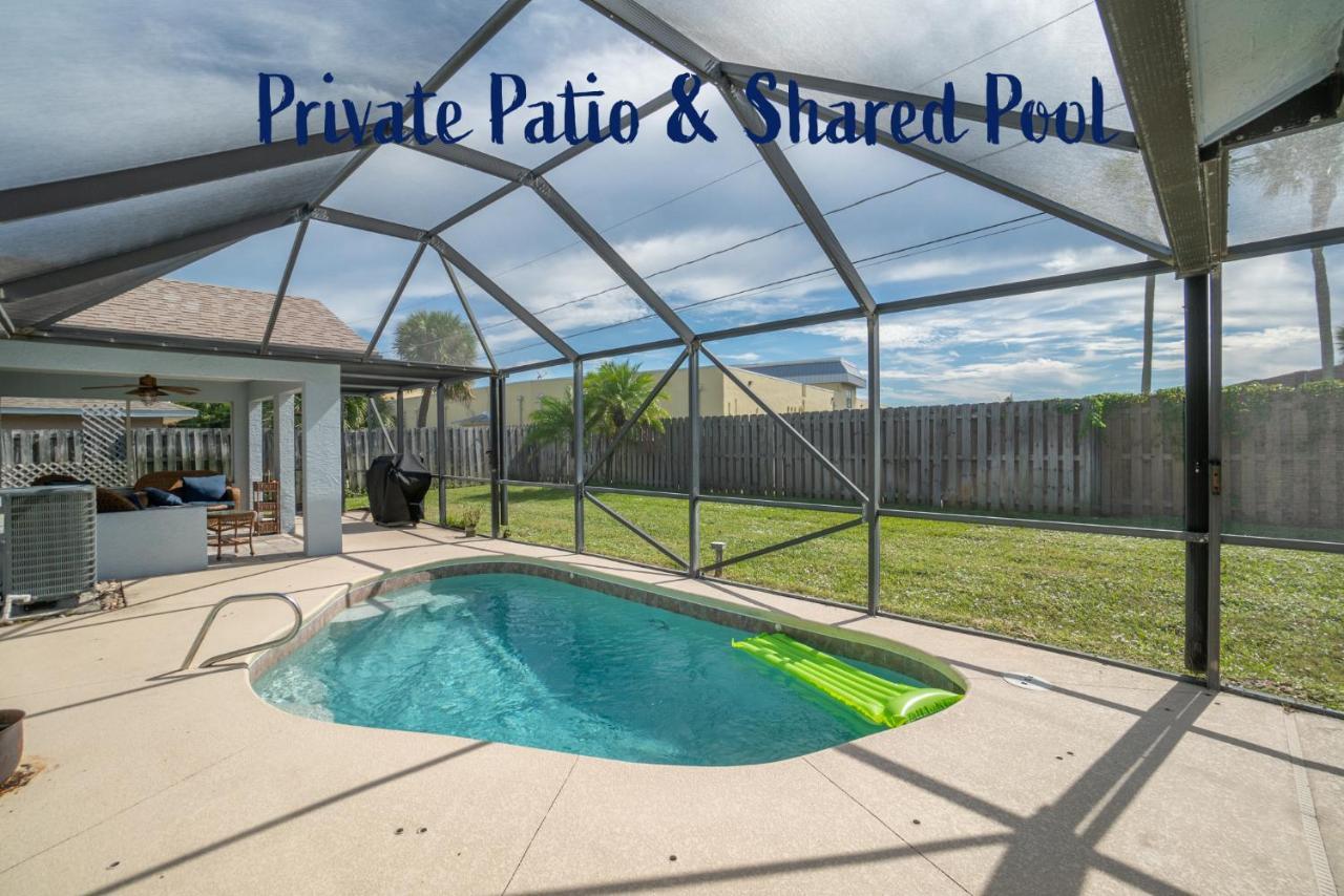 Serene Seaside Retreat - Dog Friendly - 2Br Townhouse With Shared Heated Pool Steps To Paradise Beach! Melbourne Exterior foto